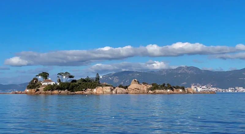 Luxury villa rental at Agosta near Ajaccio and Porticcio in Corsica